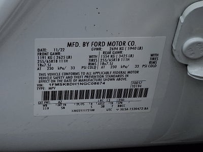2022 Ford Explorer XLT