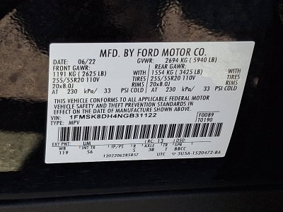 2022 Ford Explorer XLT