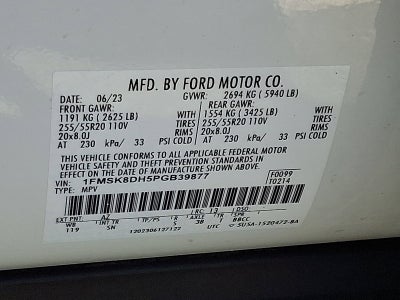 2023 Ford Explorer XLT