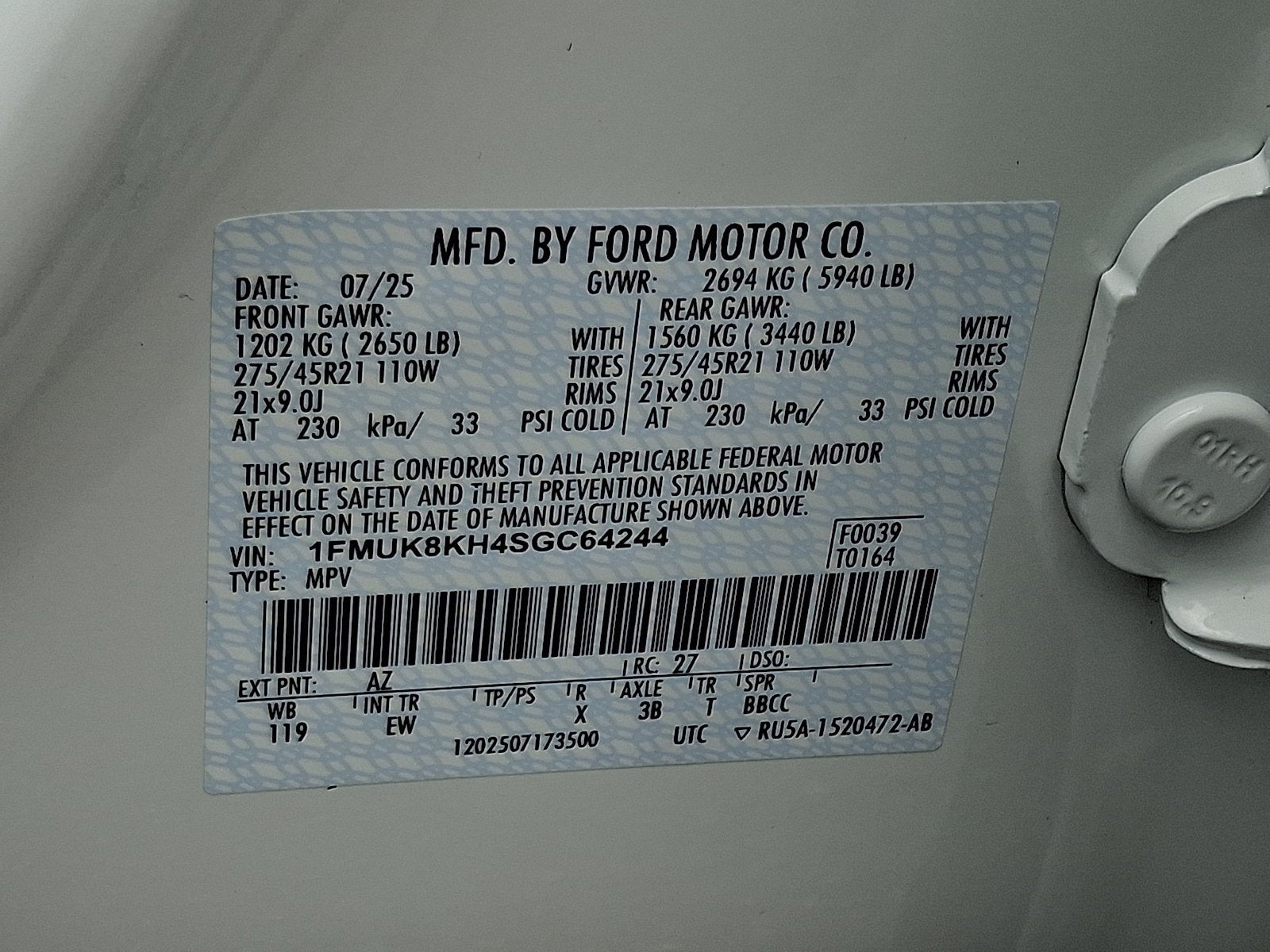 2025 Ford Explorer ST-Line