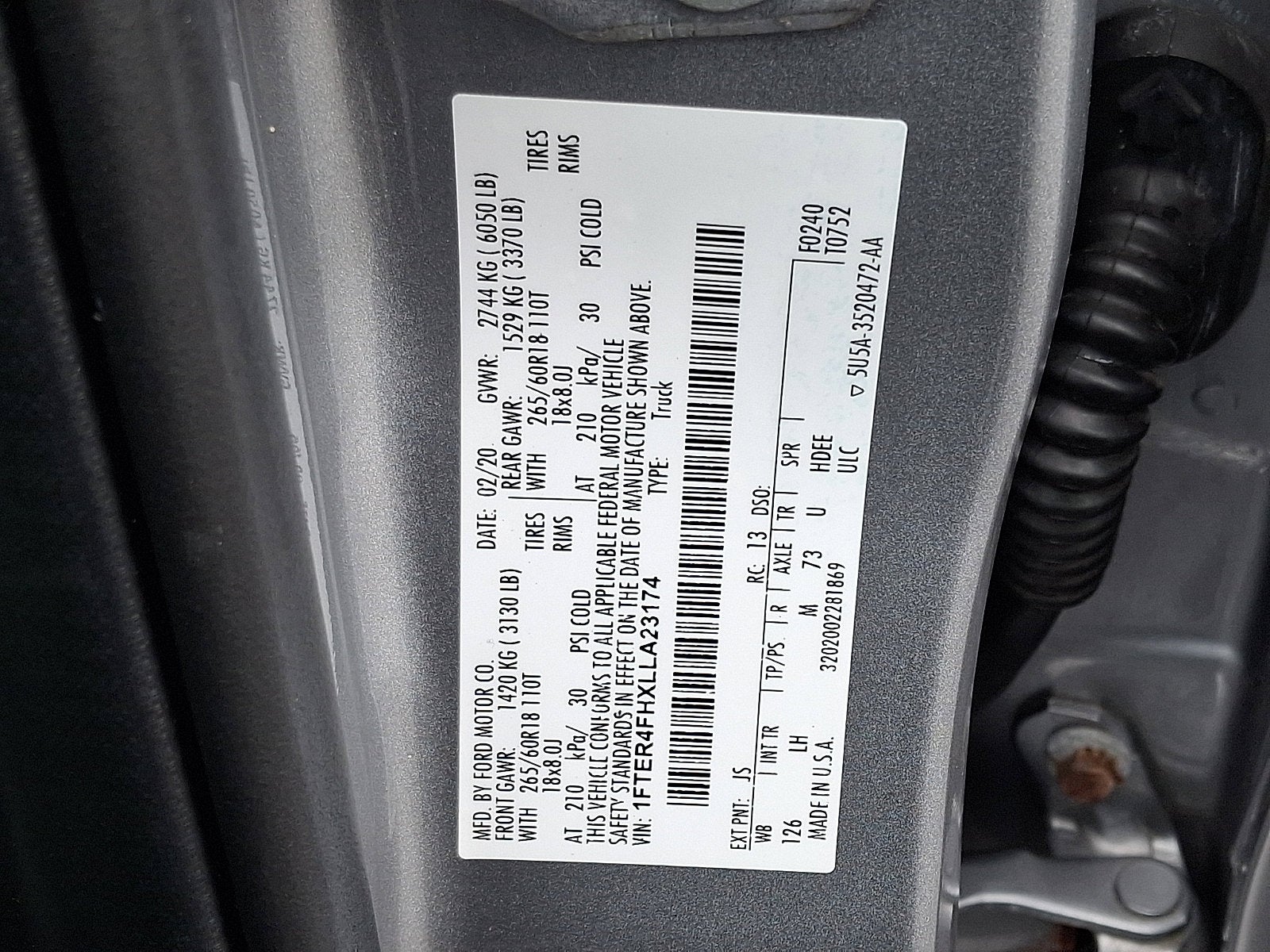 2020 Ford Ranger XLT