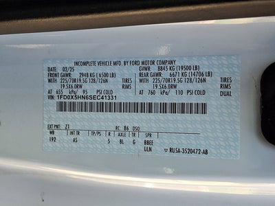 2025 Ford F-550 Chassis Cab L Pack Mason Dump