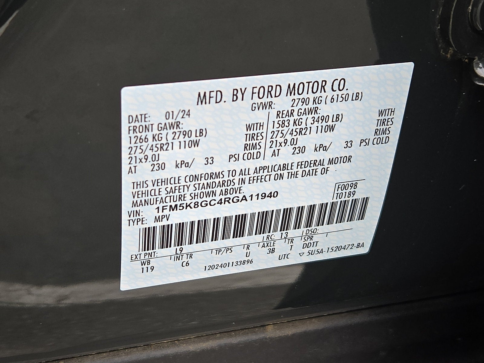 2024 Ford Explorer ST