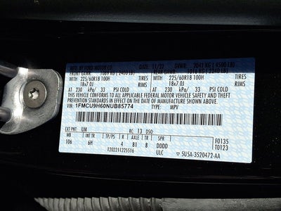 2022 Ford Escape SEL