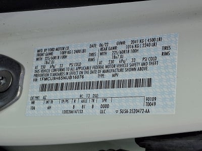 2022 Ford Escape SEL