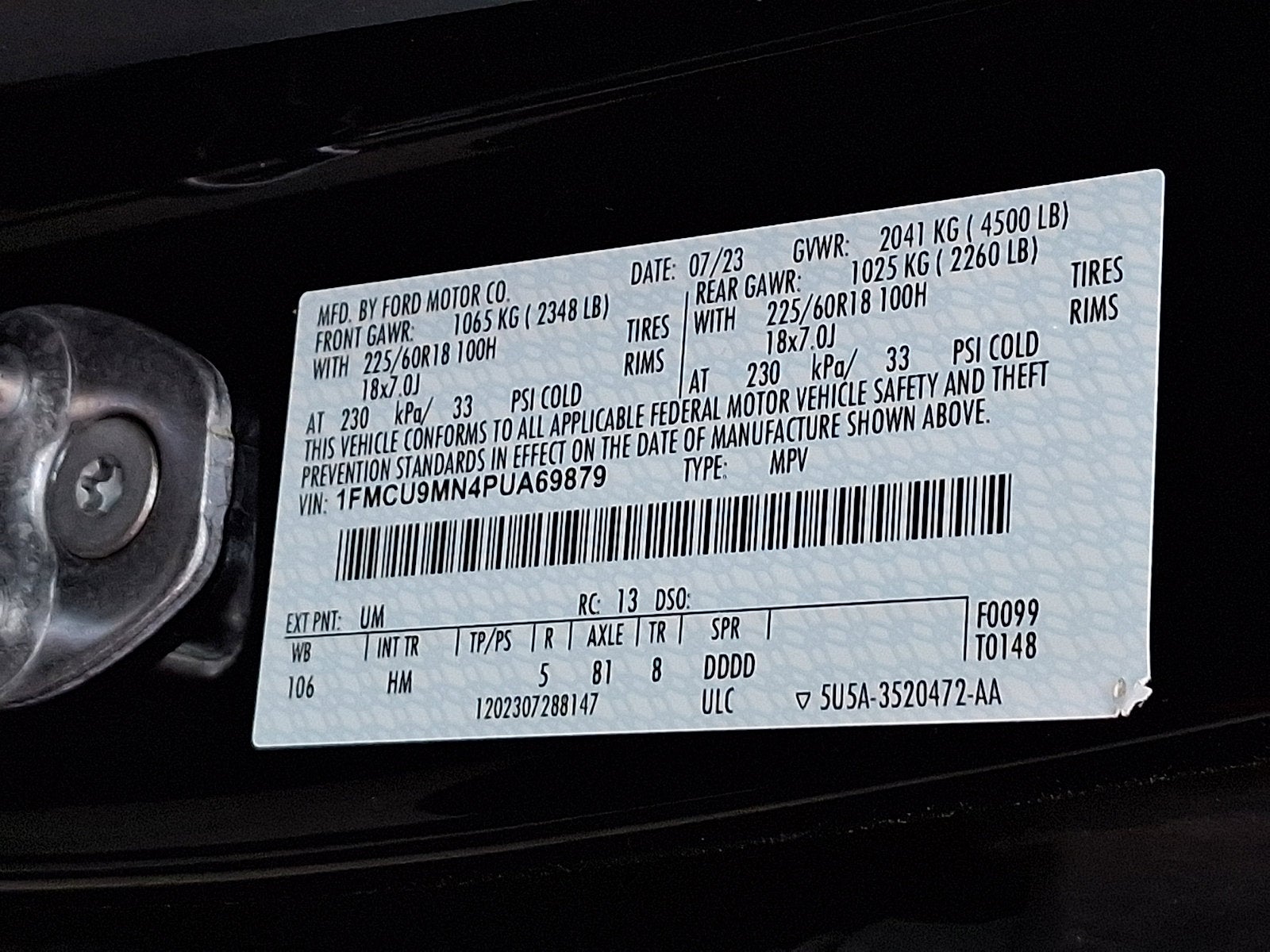 2023 Ford Escape ST-Line