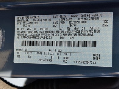 2025 Ford Escape ST-Line