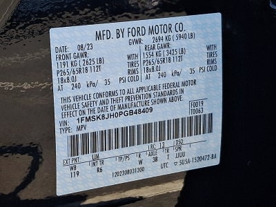 2023 Ford Explorer Timberline