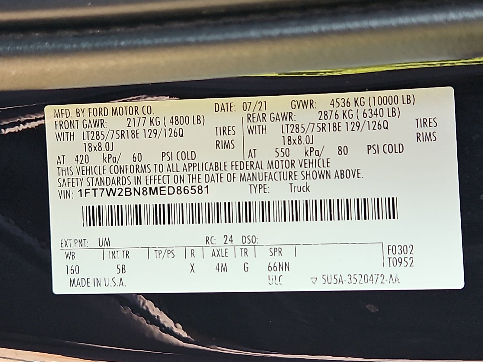 2021 Ford F-250 Tremor