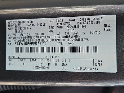 2023 Ford F-150 XLT