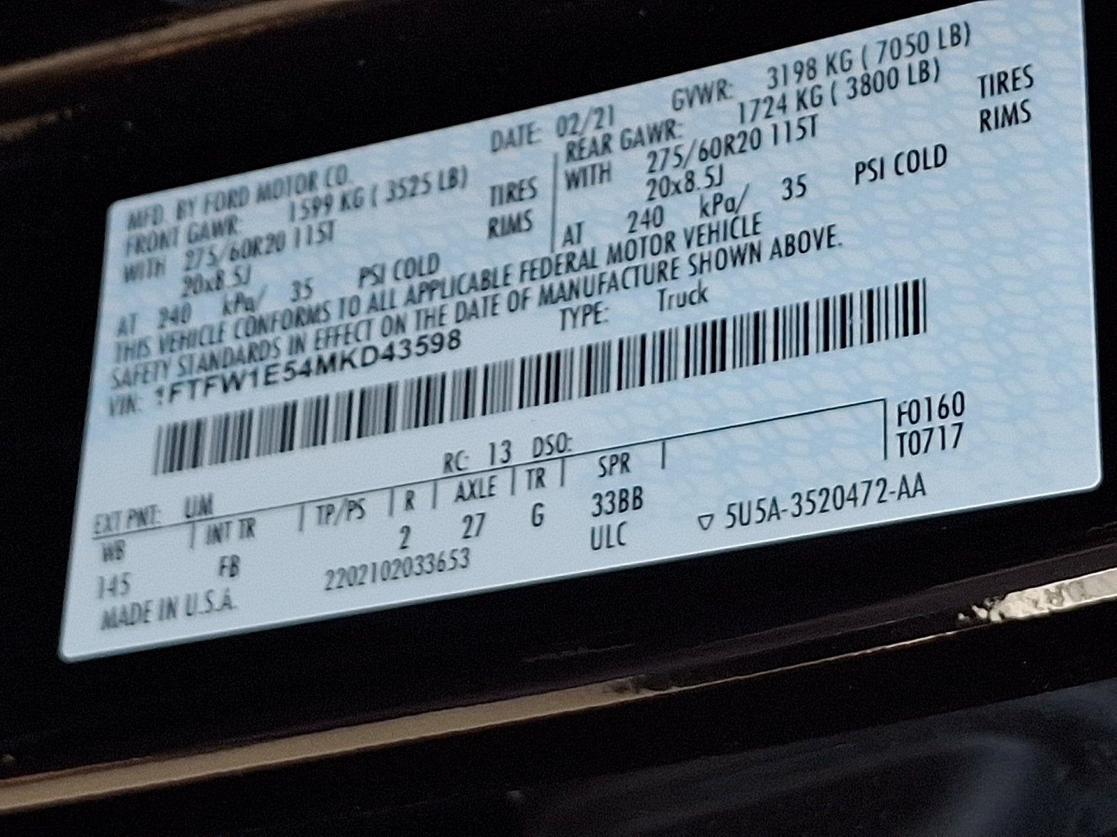 2021 Ford F-150 XLT