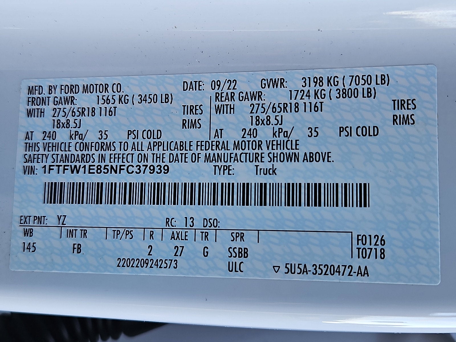 2022 Ford F-150 XLT