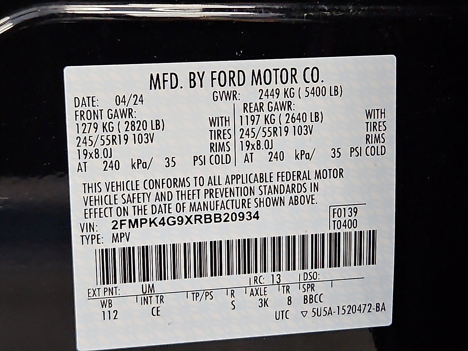 2024 Ford Edge SE