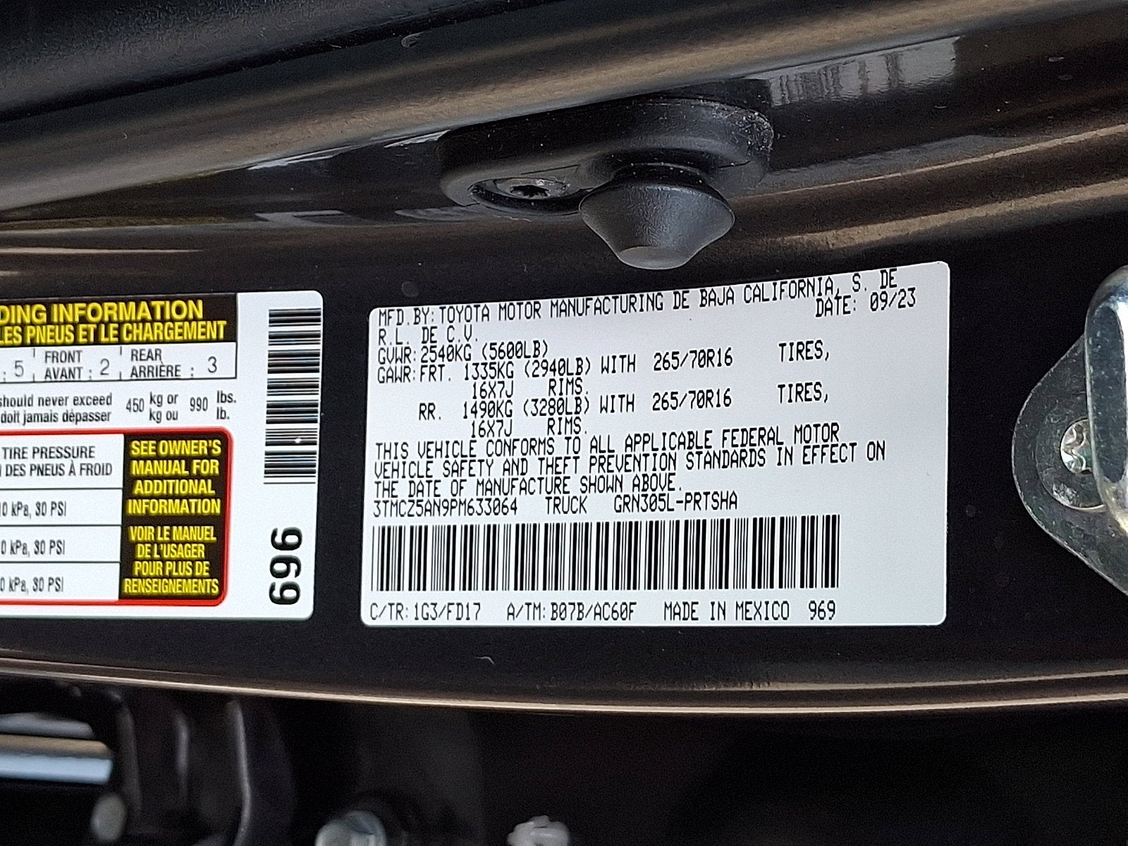 2023 Toyota Tacoma TRD Off Road