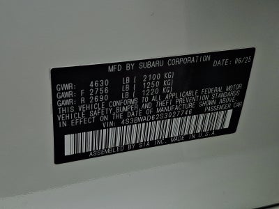 2025 Subaru Legacy Premium