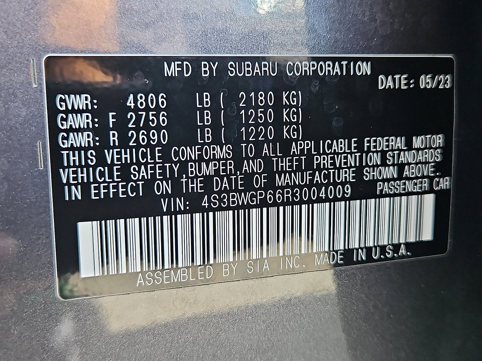 2024 Subaru Legacy Touring XT