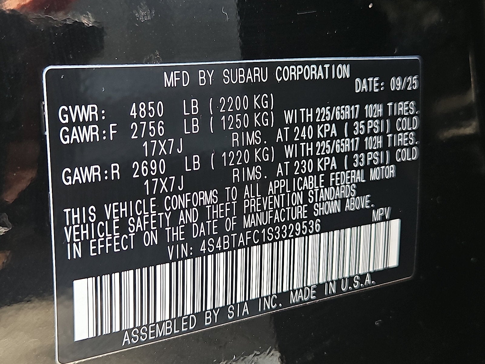 2025 Subaru Outback Premium