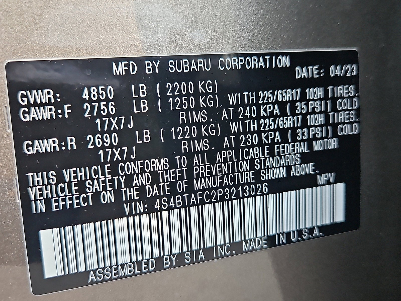 2023 Subaru Outback Premium