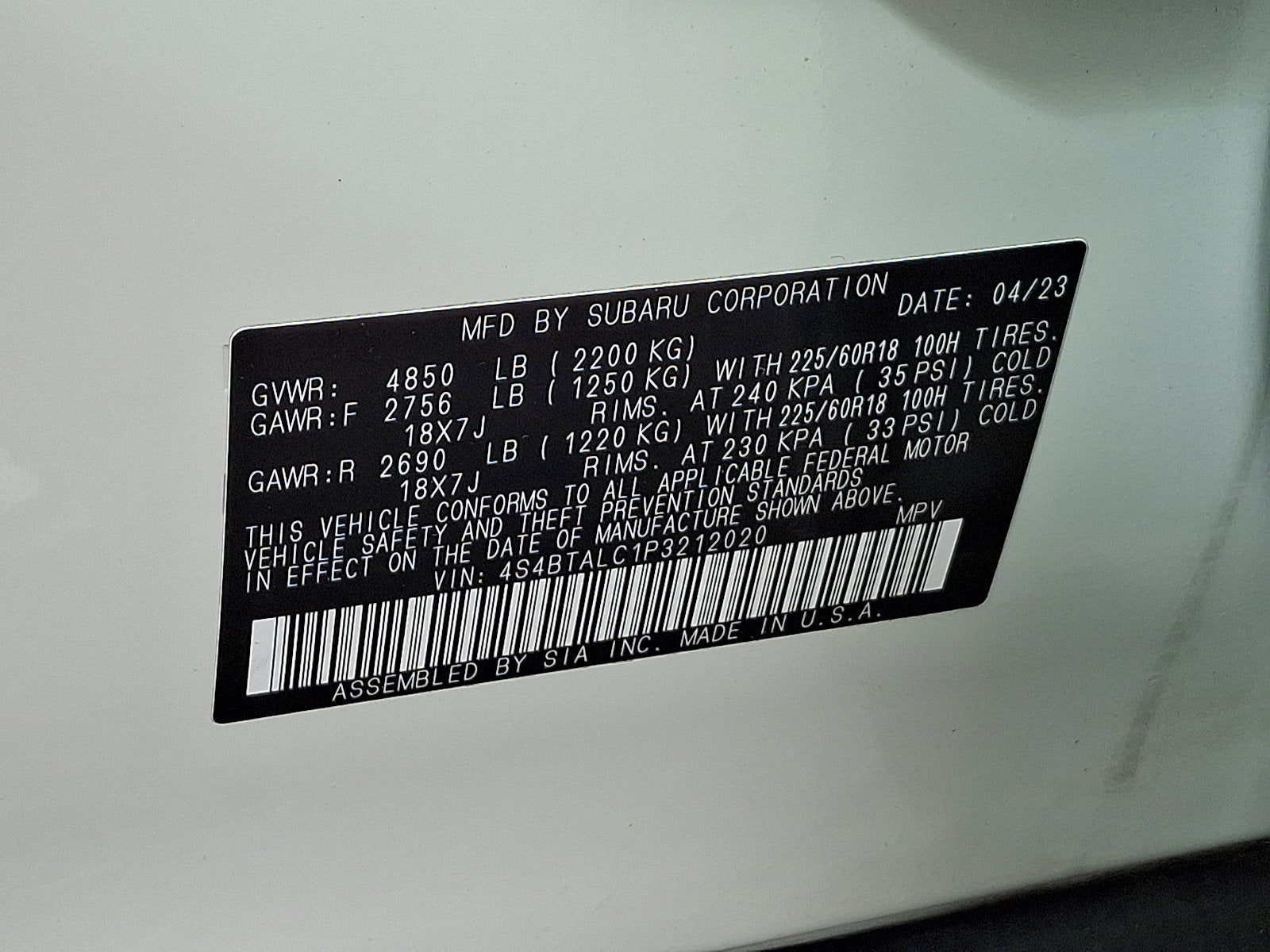 2023 Subaru Outback Onyx Edition