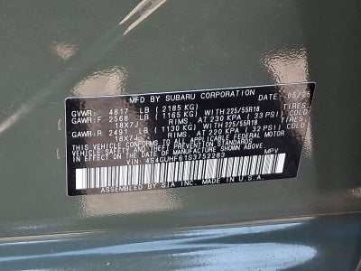 2025 Subaru Crosstrek Sport