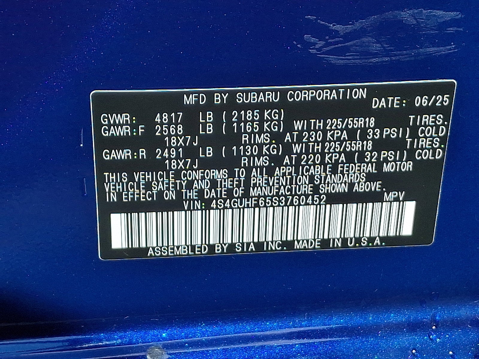 2025 Subaru Crosstrek Sport