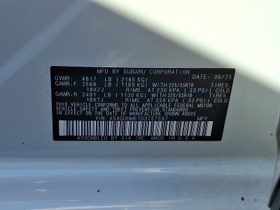 2025 Subaru Crosstrek Limited