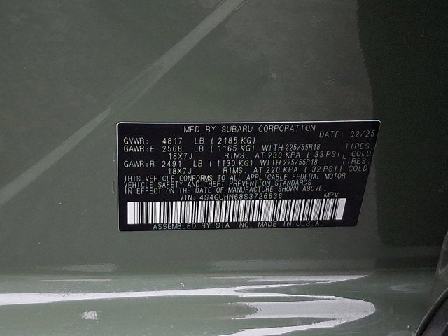 2025 Subaru Crosstrek Limited