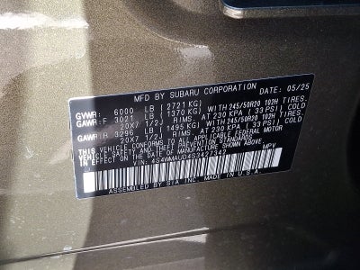 2025 Subaru Ascent Touring