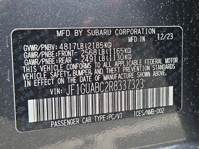 2024 Subaru Impreza Base 5-Door