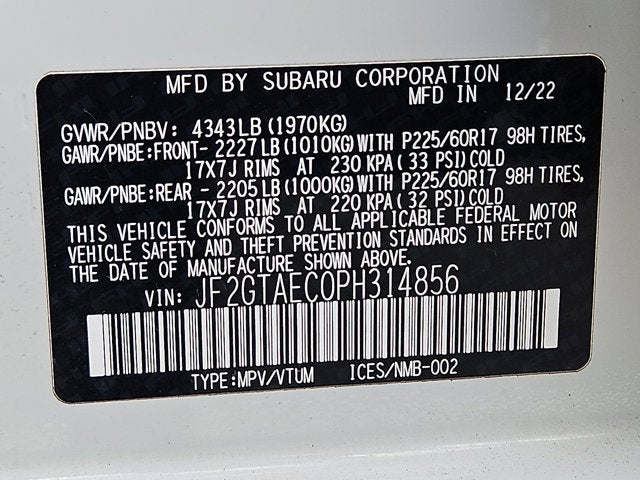 2023 Subaru Crosstrek Premium