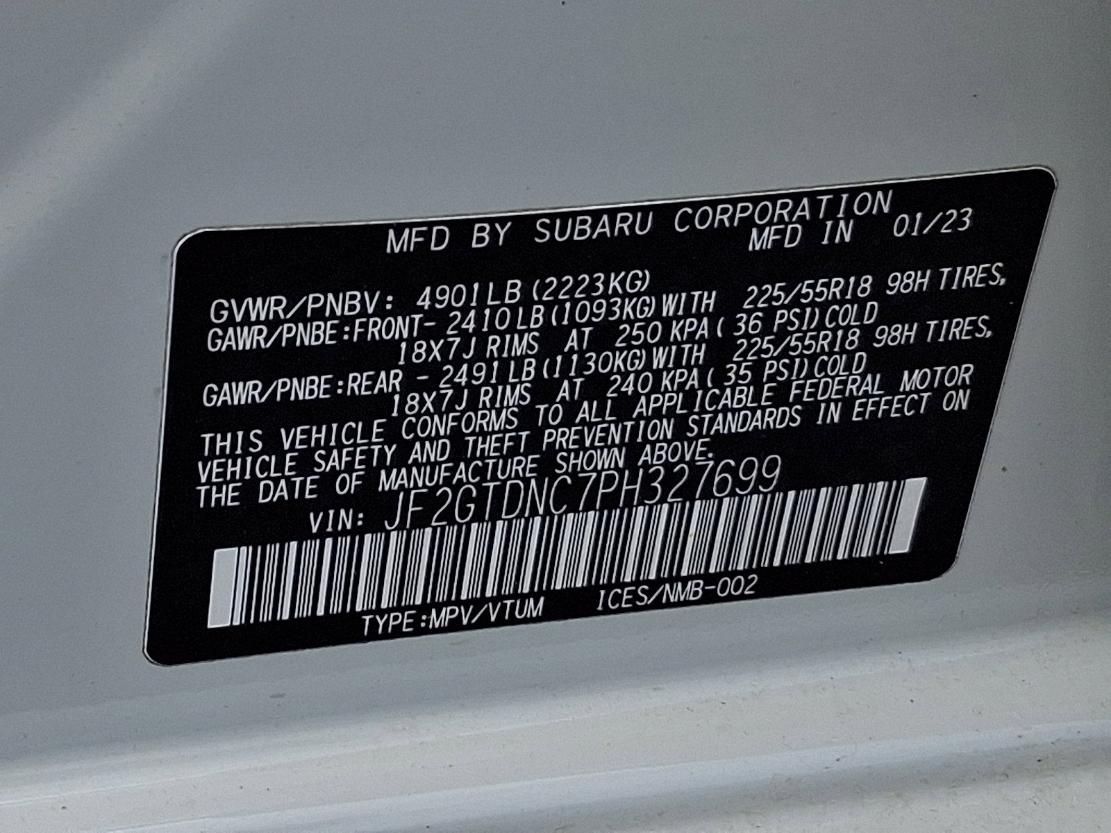 2023 Subaru Crosstrek Hybrid Hybrid