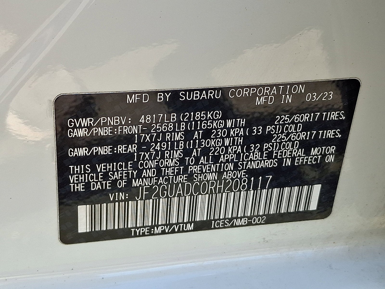 2024 Subaru Crosstrek Premium