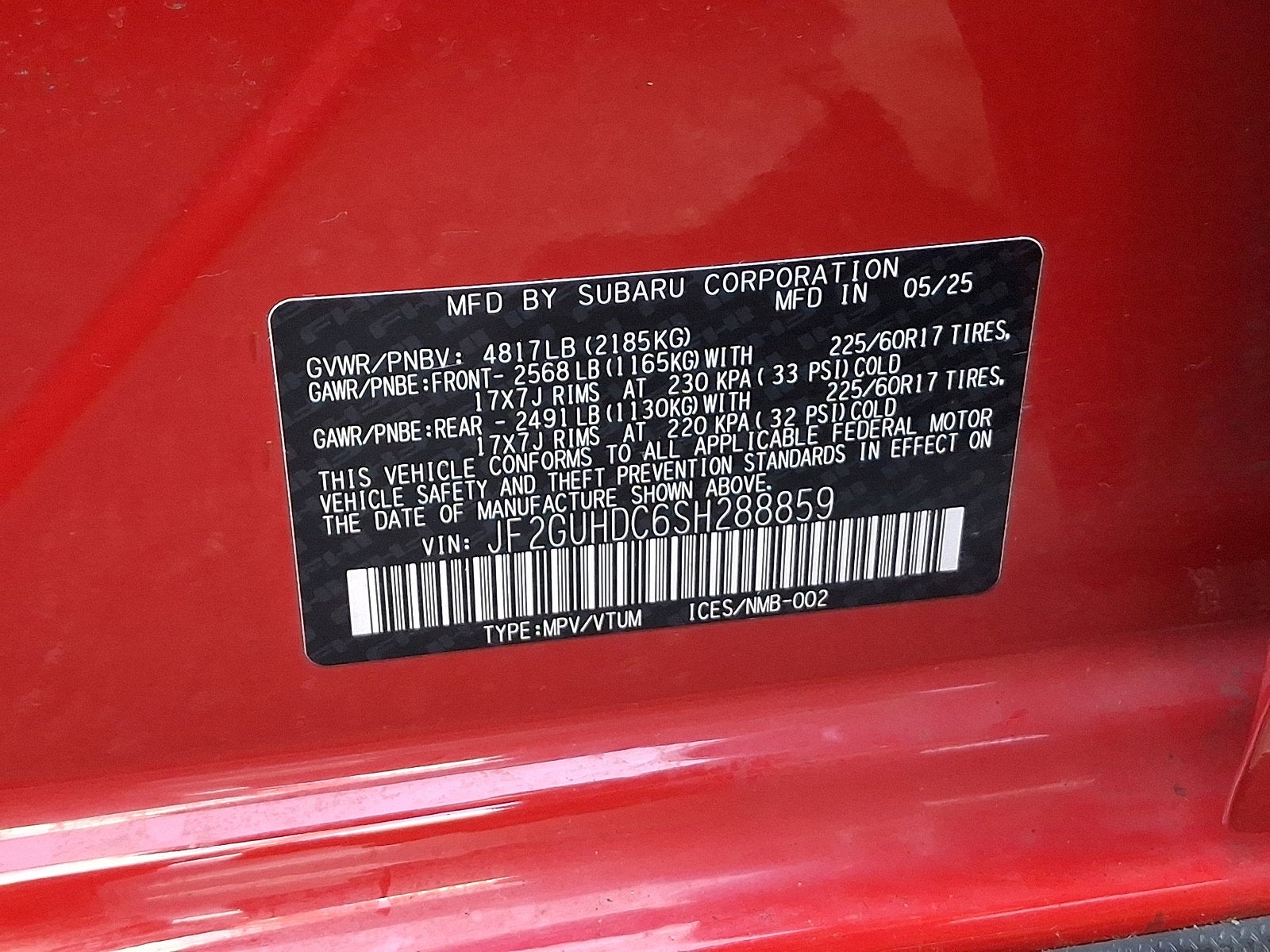 2025 Subaru Crosstrek Premium