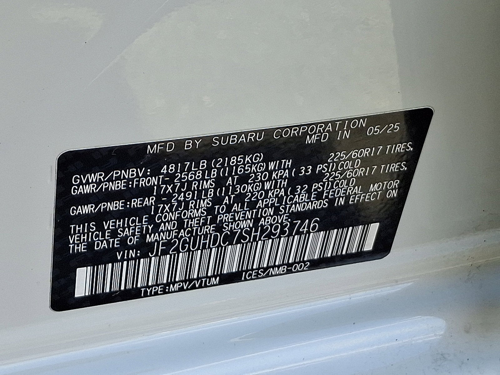 2025 Subaru Crosstrek Premium