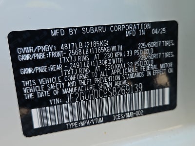 2025 Subaru Crosstrek Premium