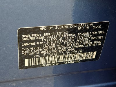 2020 Subaru Forester CVT