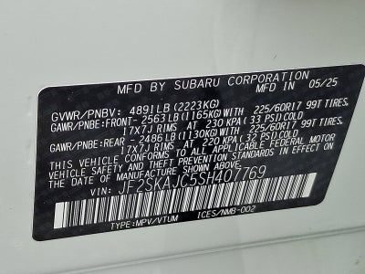 2025 Subaru Forester Wilderness