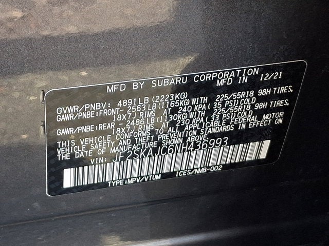 2022 Subaru Forester Sport