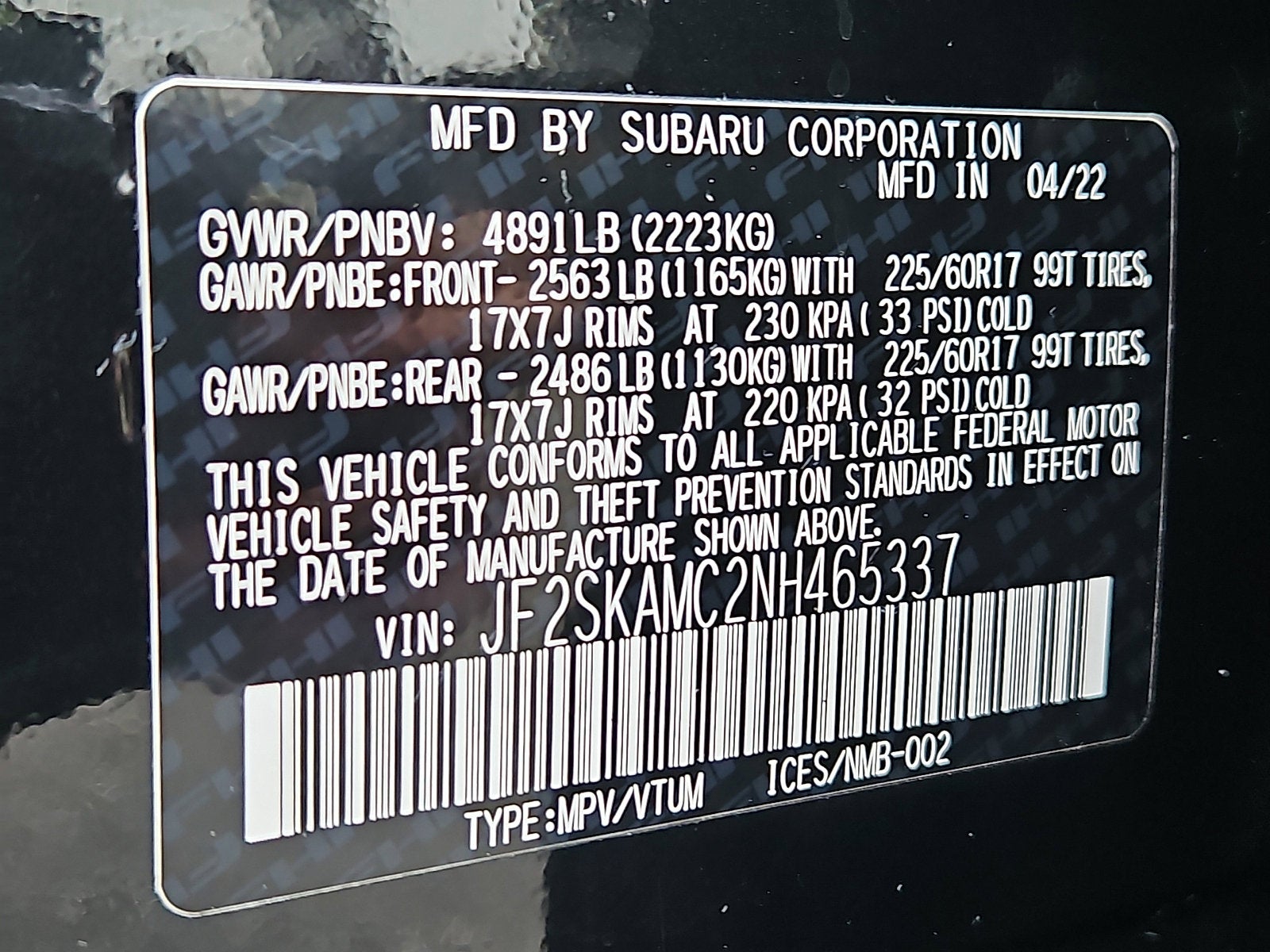 2022 Subaru Forester Wilderness