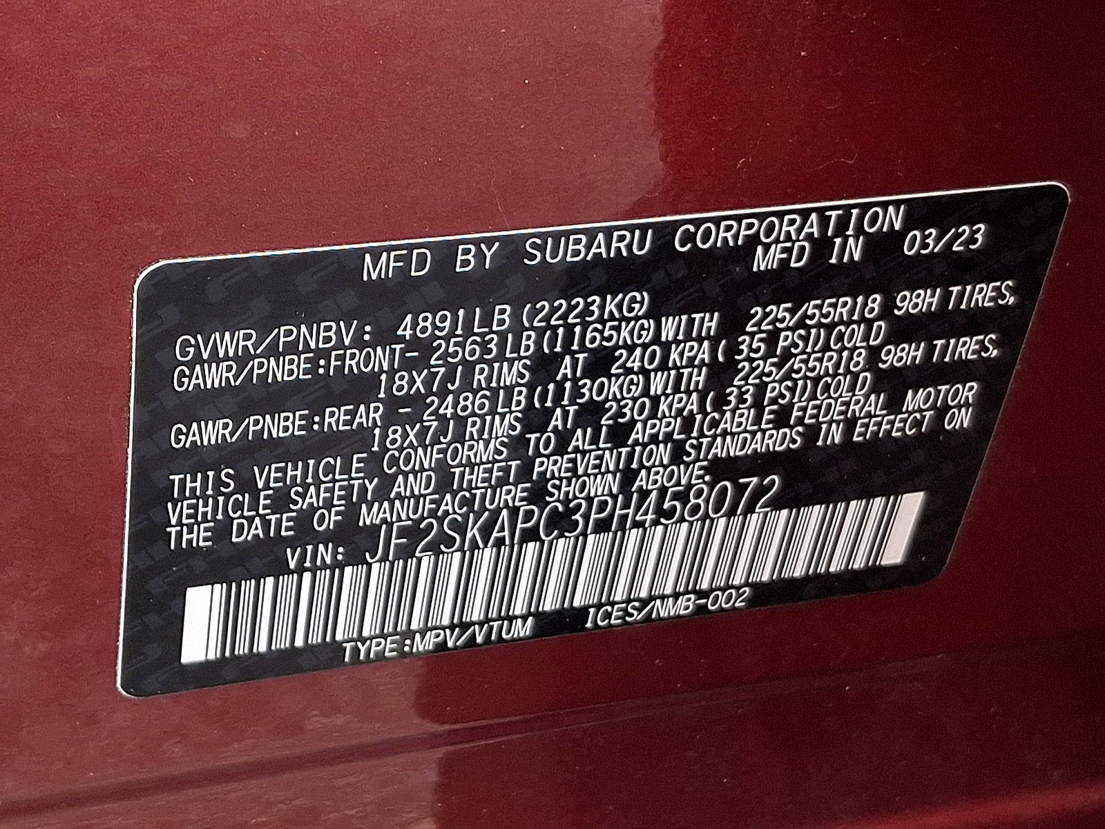 2023 Subaru Forester Limited