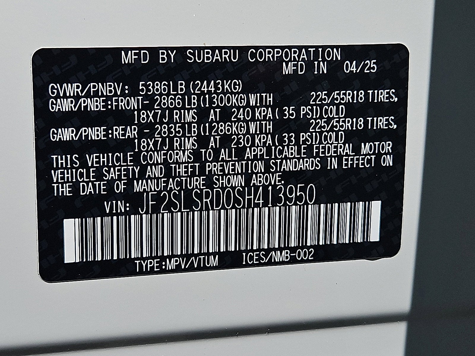 2025 Subaru Forester Hybrid Limited Hybrid