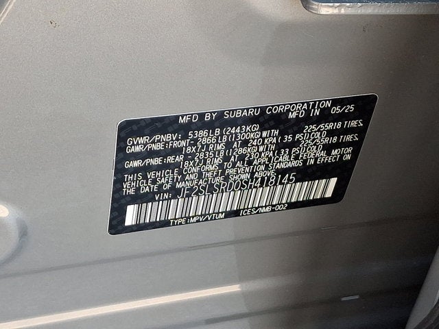 2025 Subaru Forester Hybrid Limited Hybrid