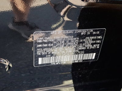 2025 Subaru Forester Hybrid Limited Hybrid