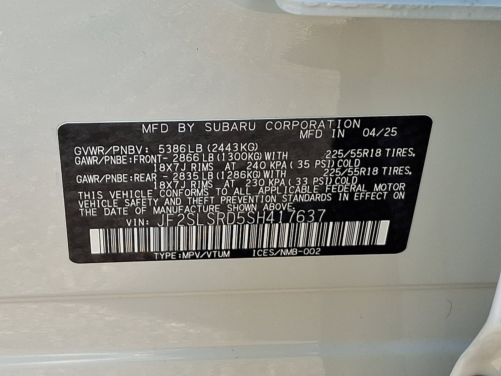 2025 Subaru Forester Hybrid Limited Hybrid