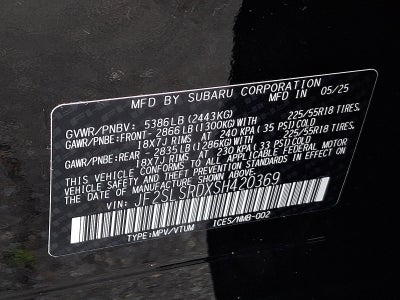 2025 Subaru Forester Hybrid Limited Hybrid