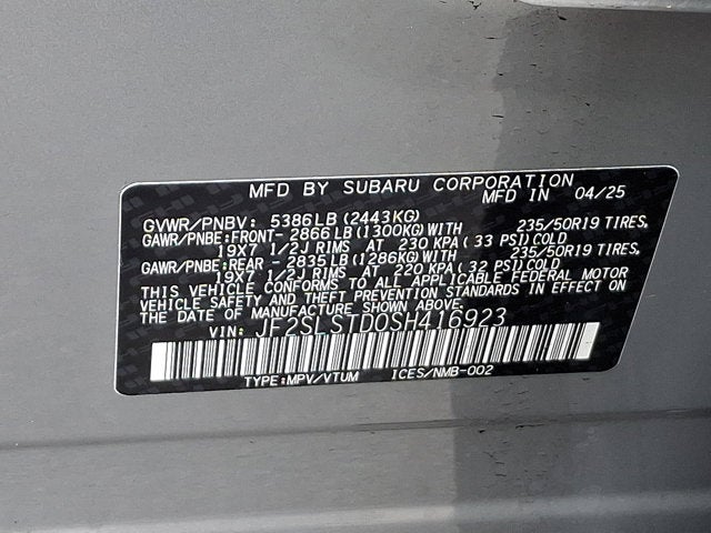 2025 Subaru Forester Hybrid Touring Hybrid