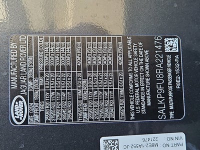 2024 Land Rover Range Rover SE